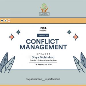 webinar on conflict management