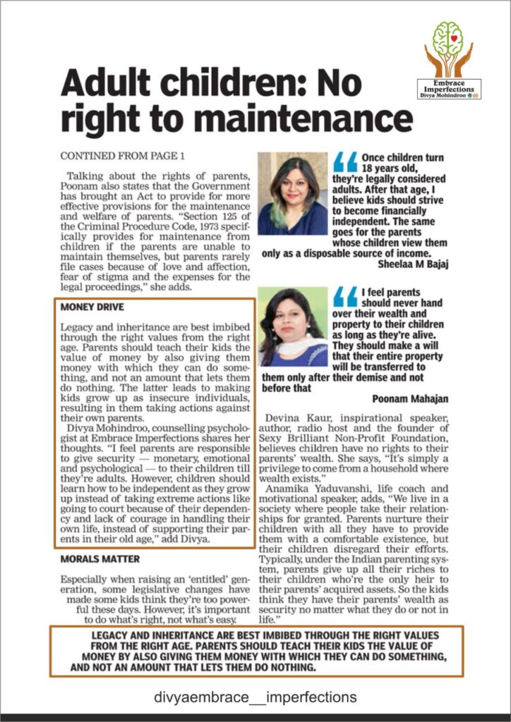 Right to Maintenance