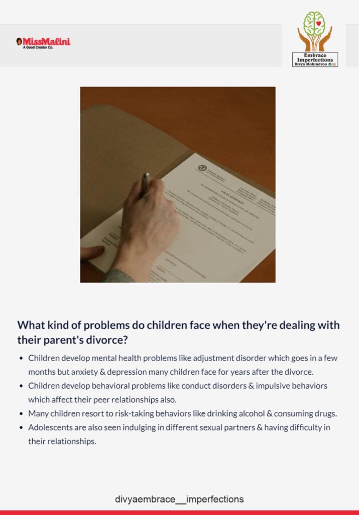 Psychological Effects of Divorce on Children